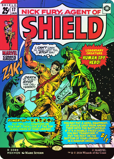 Nick Fury, Agent of S.H.I.E.L.D. (Borderless) Foil