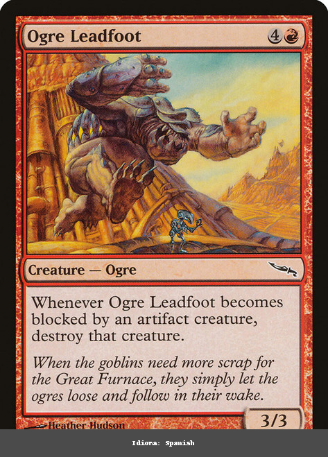 Ogre Leadfoot - Spanish