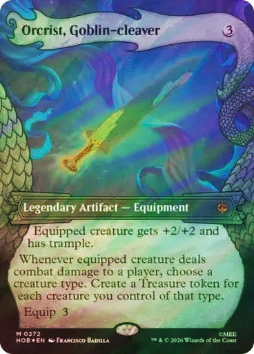 Orcrist, Goblin-cleaver (Borderless) Surge Foil