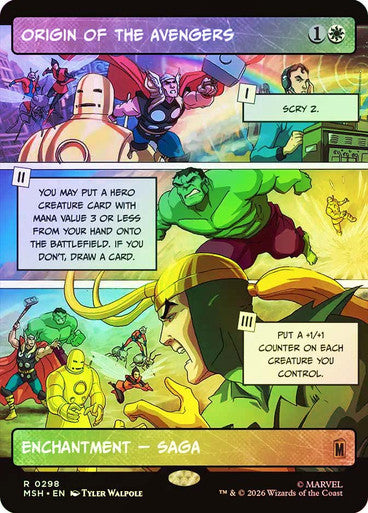 Origin of the Avengers (Showcase) Foil