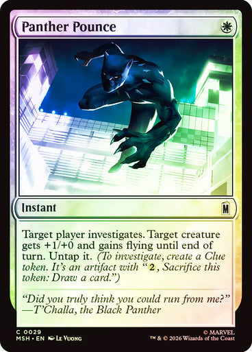 Panther Pounce Foil