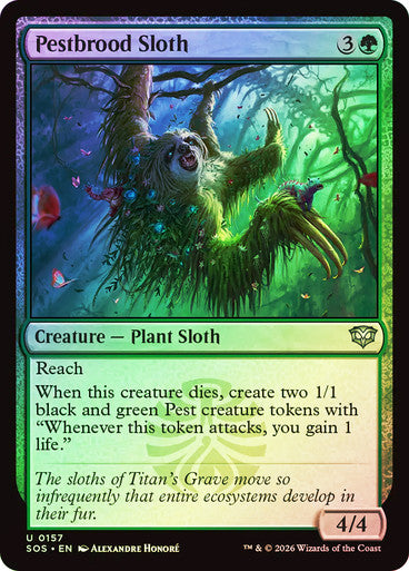 Pestbrood Sloth Foil