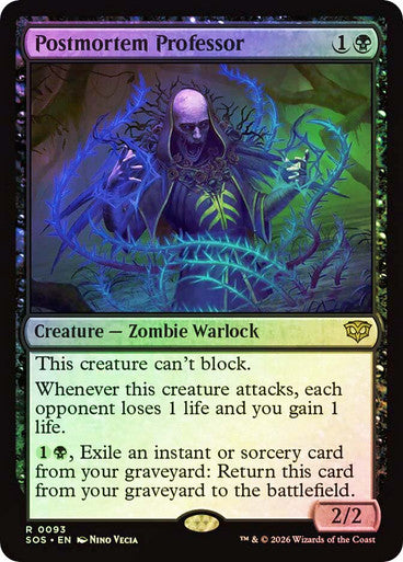 Postmortem Professor Foil