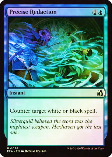 Precise Redaction Foil