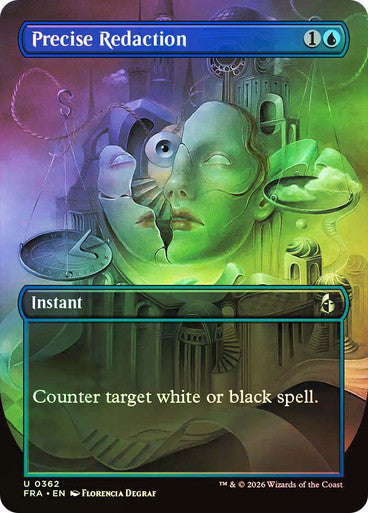 Precise Redaction (Borderless) Foil