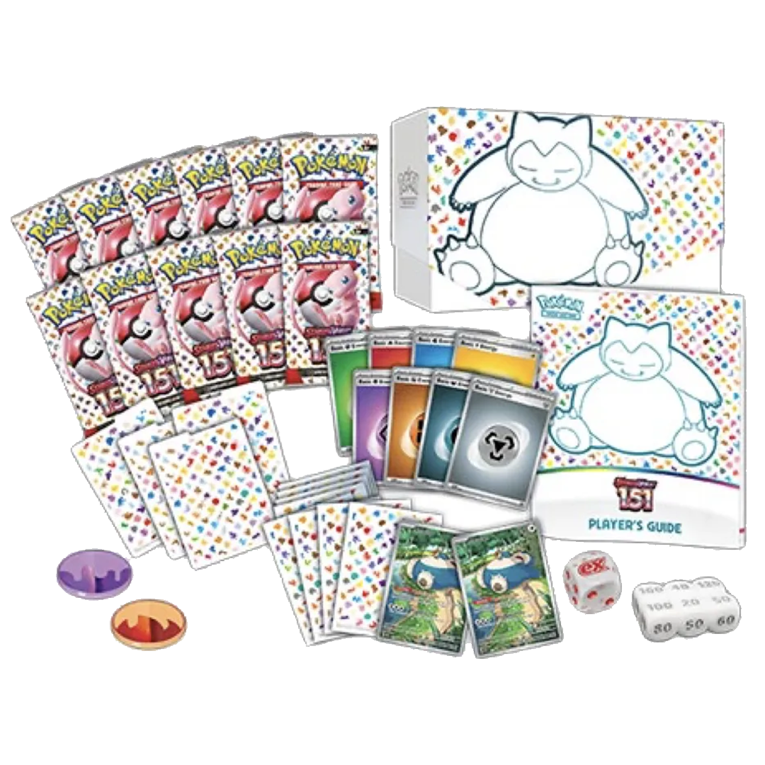 SCARLET & VIOLET 151 ELITE TRAINER BOX – SNORLAX
