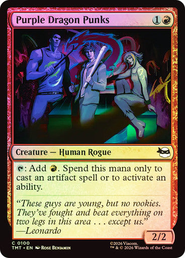 Purple Dragon Punks Foil
