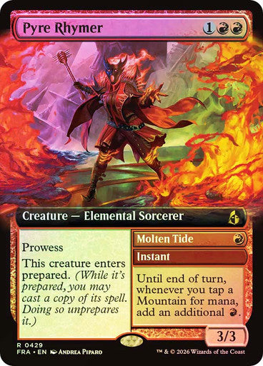Pyre Rhymer // Molten Tide (Extended Art) Foil