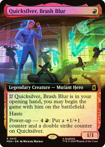 Quicksilver, Brash Blur (Extended Art) Foil