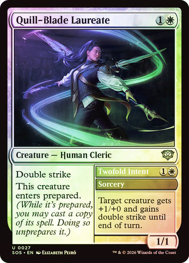 Quill-Blade Laureate // Twofold Intent Foil