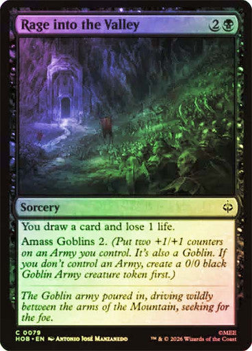 Rage into the Valley Foil
