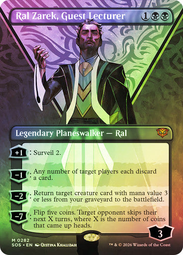 Ral Zarek, Guest Lecturer (Borderless) Foil