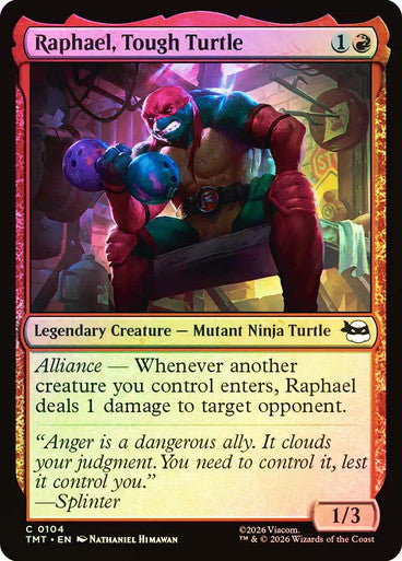 Raphael, Tough Turtle Foil