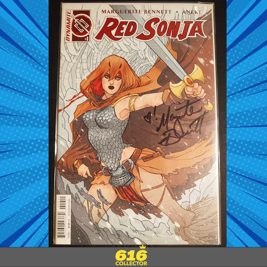 Red Sonja #1 Cover A (2016) Signed M. Bennet