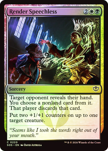 Render Speechless Foil