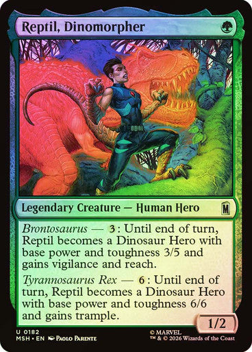 Reptil, Dinomorpher Foil