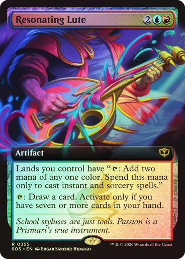 Resonating Lute (Extended Art) Foil