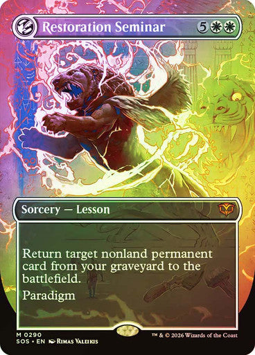 Restoration Seminar (Borderless) Foil