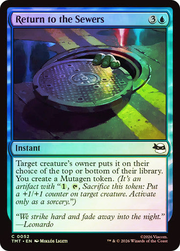 Return to the Sewers Foil