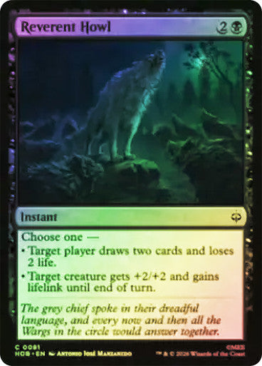 Reverent Howl Foil