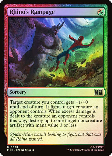 Rhino's Rampage Foil