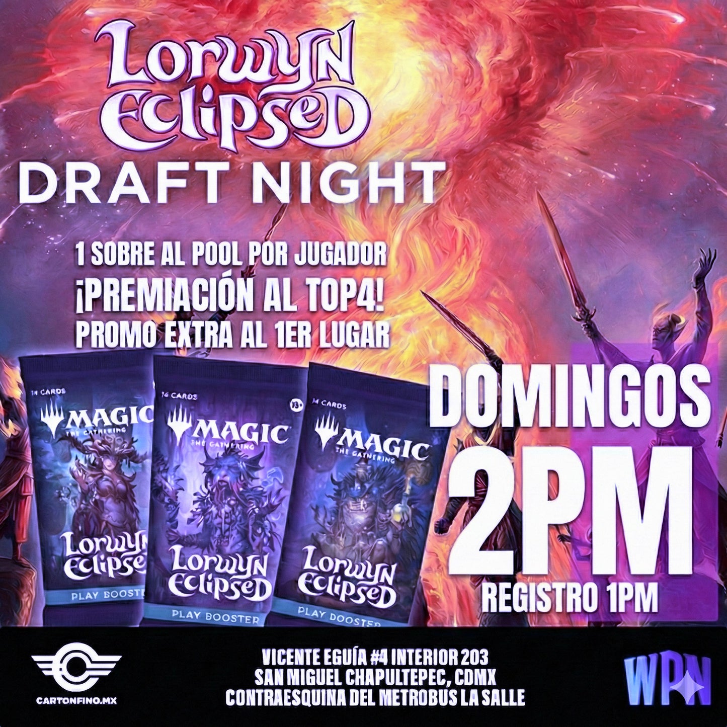 Pase de Evento: Sunday Draft Night