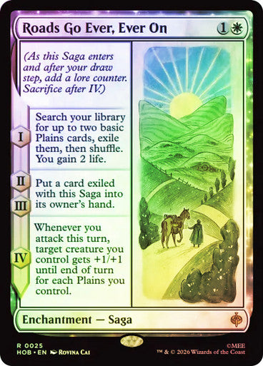 Roads Go Ever, Ever On Foil