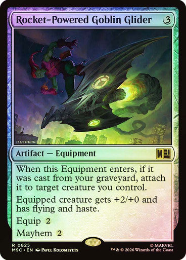 Rocket-Powered Goblin Glider Foil