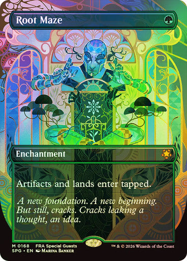 Root Maze (Borderless) Foil