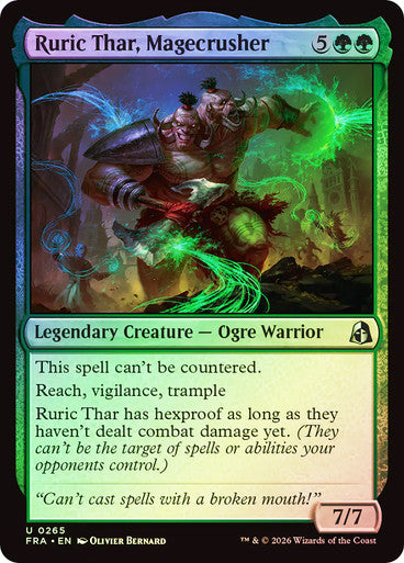 Ruric Thar, Magecrusher Foil