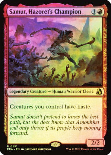 Samut, Hazoret's Champion Foil