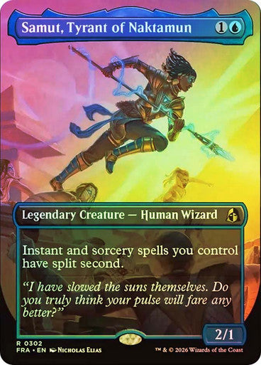Samut, Tyrant of Naktamun (Borderless) Foil