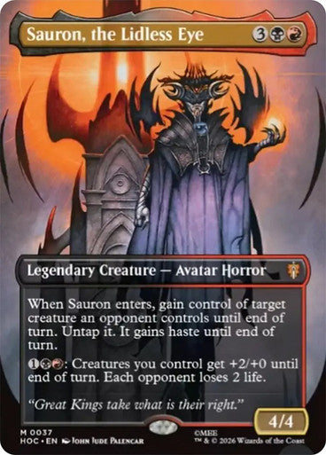 Sauron, the Lidless Eye (Borderless)