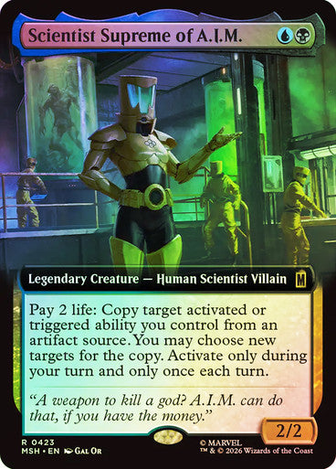 Scientist Supreme of A.I.M. (Extended Art) Foil