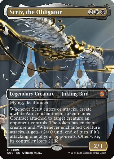 Scriv, the Obligator (Borderless)