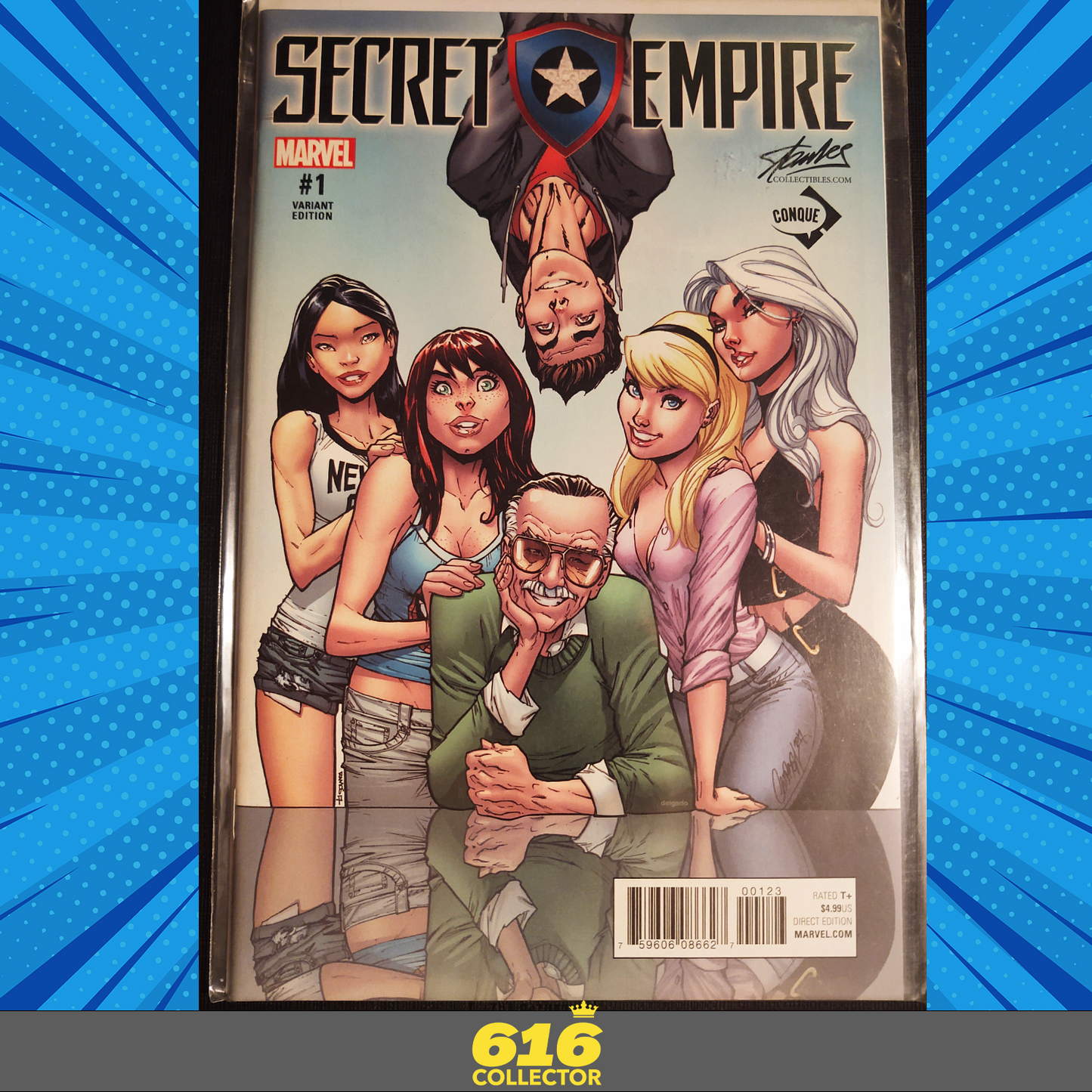 Secret Empire #1 Stan Lee Collectibles Cover B (2017) Variante CONQUE