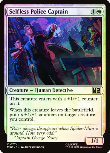 Selfless Police Captain Foil