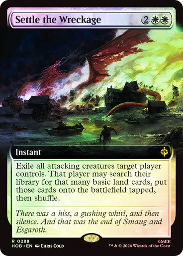 Settle the Wreckage (Extended Art) Foil