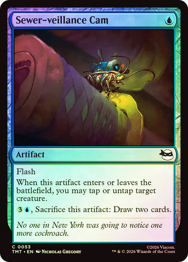 Sewer-veillance Cam Foil