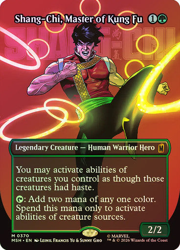 Shang-Chi, Master of Kung Fu (Borderless) Foil