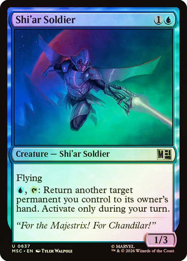 Shi'ar Soldier Foil