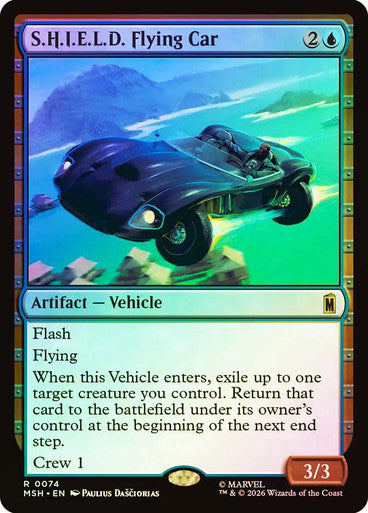 S.H.I.E.L.D. Flying Car Foil