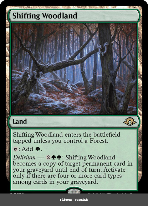 Shifting Woodland - Spanish