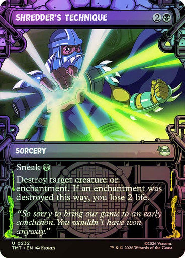 Shredder's Technique Foil