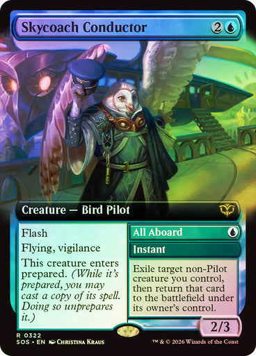 Skycoach Conductor // All Aboard (Extended Art) Foil