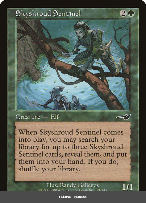 Skyshroud Sentinel - Spanish