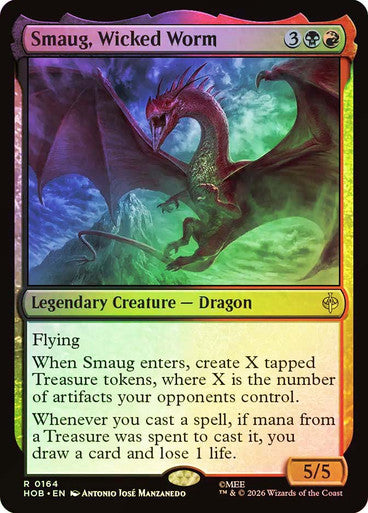 Smaug, Wicked Worm Foil