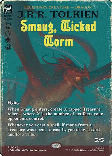 Smaug, Wicked Worm (Borderless)