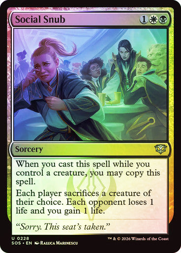 Social Snub Foil