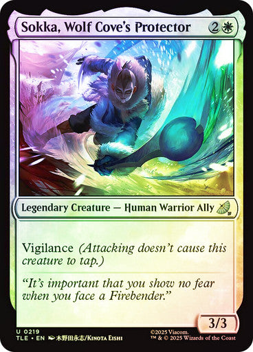 Sokka, Wolf Cove's Protector Foil